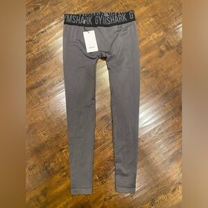 NWT Gymshark athletic workout leggings pants grey gray size XS